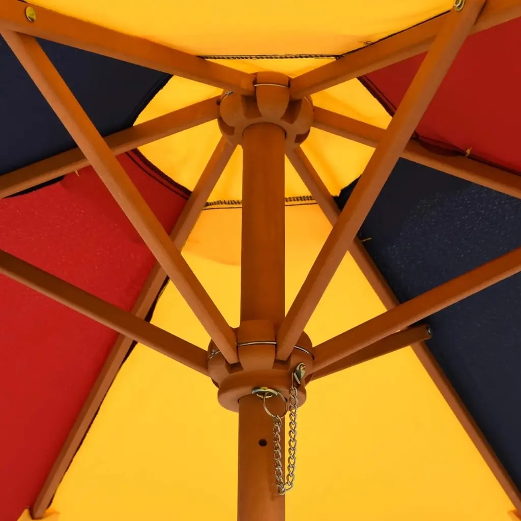 Kids Garden Umbrella Outdoor Sunshade 120cm Diameter Multicolour