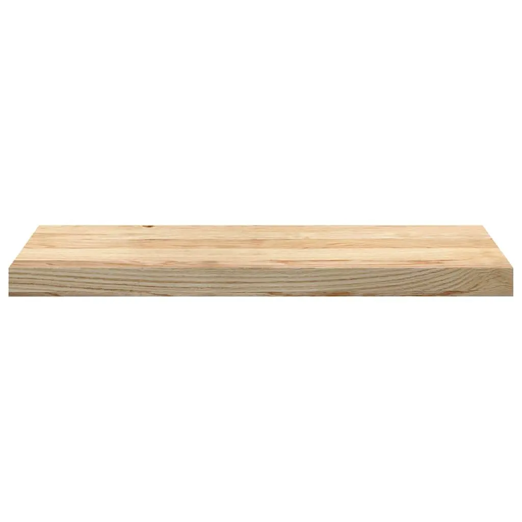 Window Sill Display Ledge Solid Oak Wood Untreated 70x25x2 cm Brown Pair