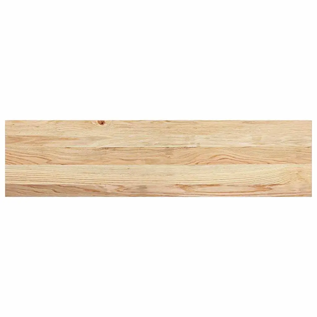 Wooden Window Sills Solid Oak Wood Untreated 100x25x2 cm Natural Brown Ledge 2 Piece