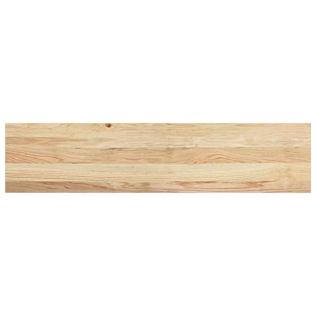 Window Sills Solid Oak Wood Untreated 110x25x2 cm Natural Brown 2 Piece