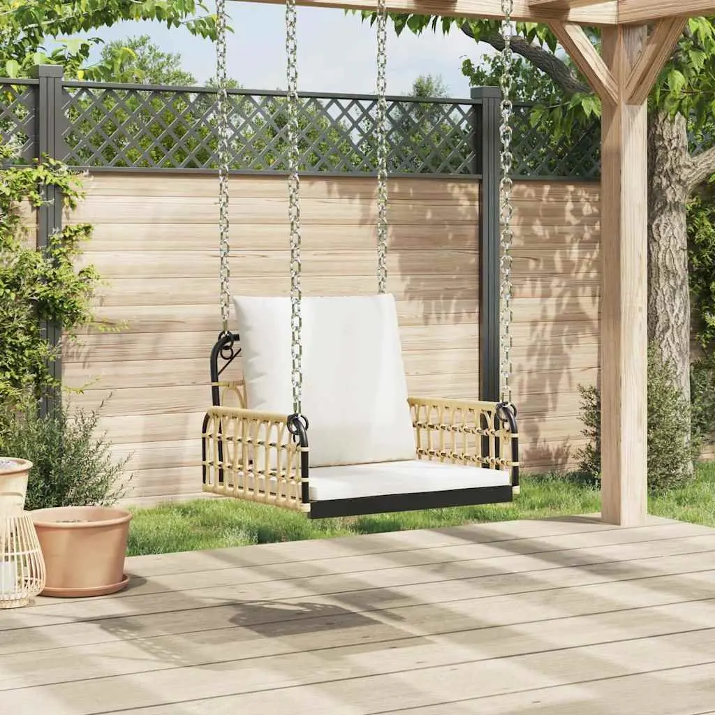 Outdoor Swing Chair with Cushions