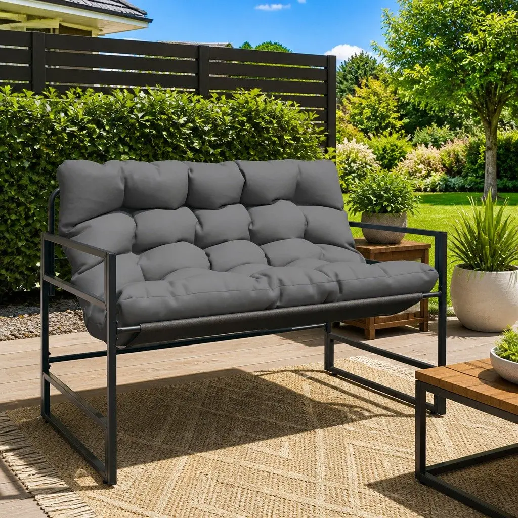 Garden Bench with Cushion for Comfort and Practicality
