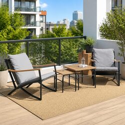 Practical 4 Piece Furniture Set for Outdoor Enjoyment