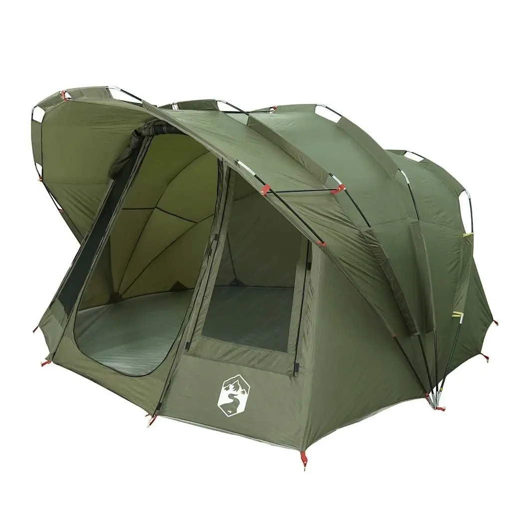 Fishing Tent 5-Person Waterproof Outdoor Shelter Olive Green