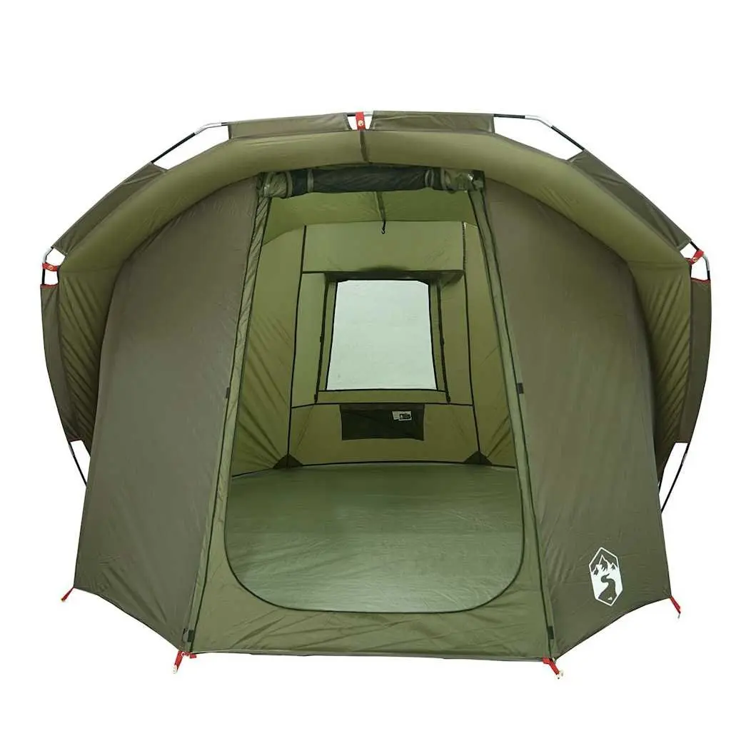 Fishing Tent 4-Person Waterproof Camping Shelter Olive Green