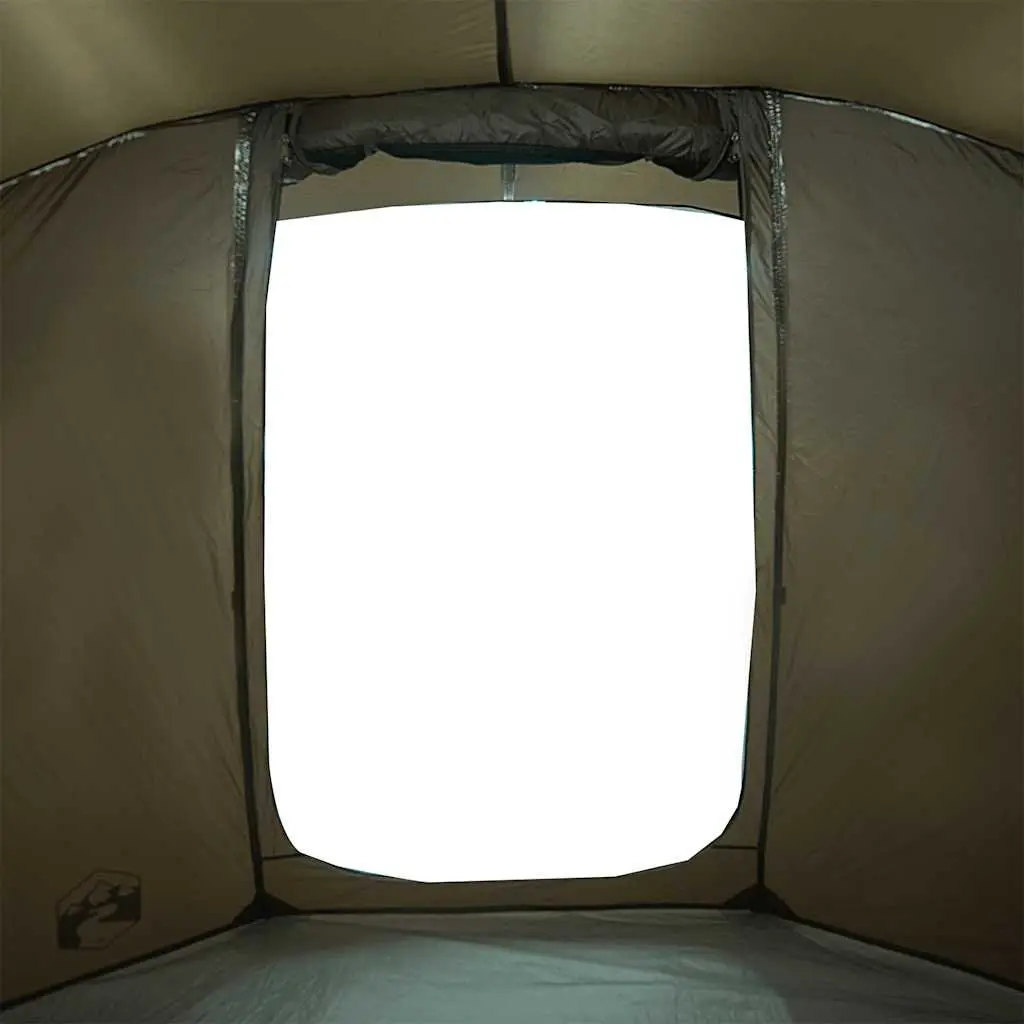 Fishing Tent 4-Person Waterproof Brown Outdoor Shelter UV Protection