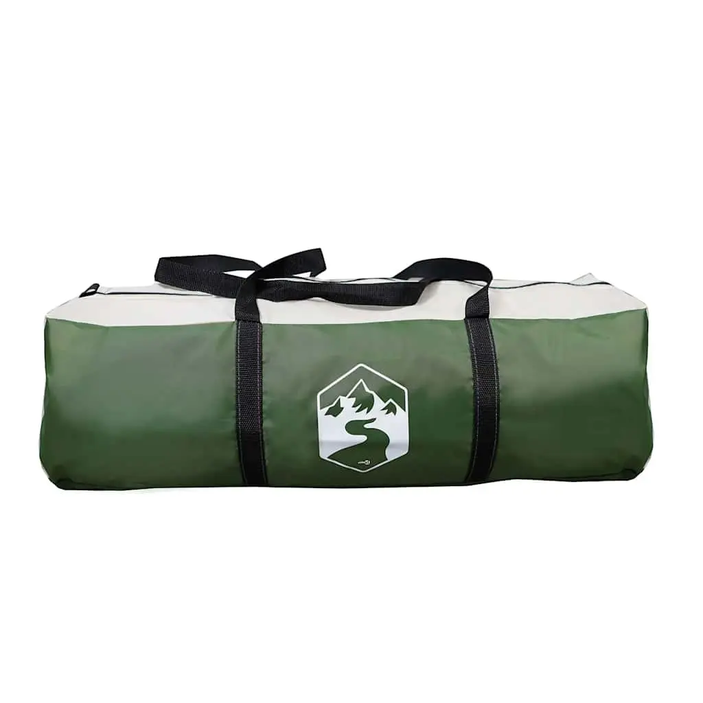 Car Tent 4-Person Waterproof Green Camping Tent with Easy Setup E-Port