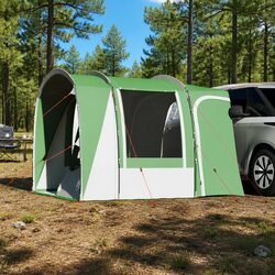 Reliable 4-Person Green Car Tent for Outdoor Use
