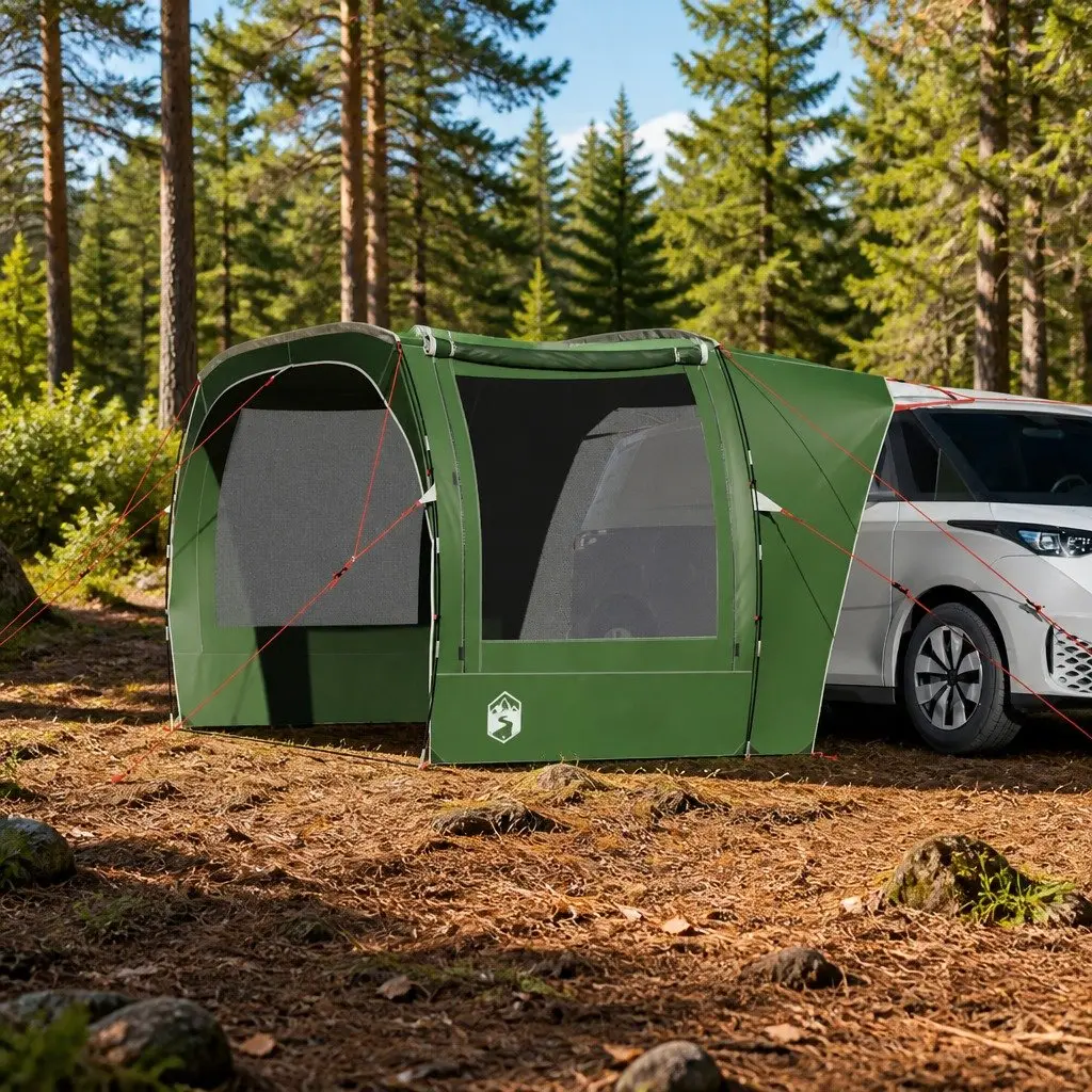 Car Tent Waterproof Camping Shelter Green