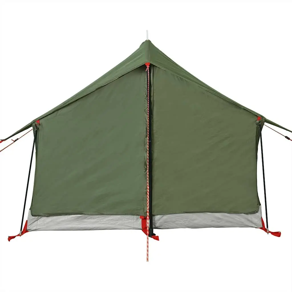 Camping Tent 2-Person Waterproof Olive Green Mesh Ventilation Mosquito Protection
