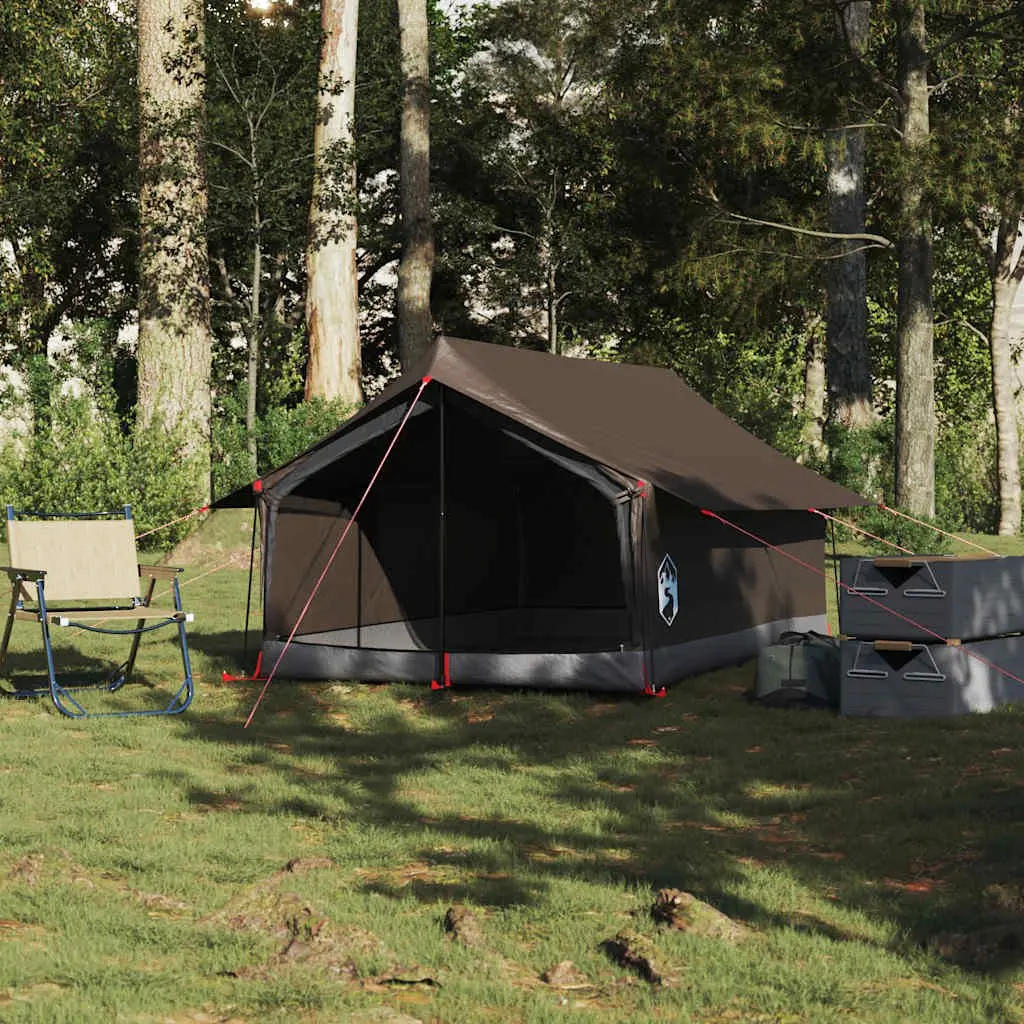 Camping Tent 2-Person Waterproof Brown Portable Easy Setup