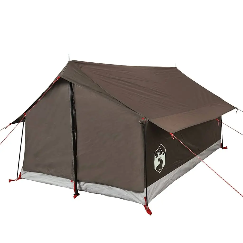 Camping Tent 2-Person Waterproof Brown Portable Easy Setup