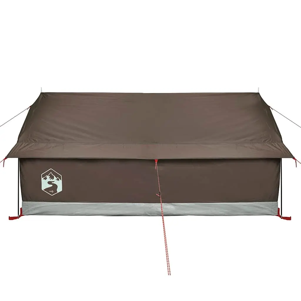 Camping Tent 2-Person Waterproof Brown Portable Easy Setup