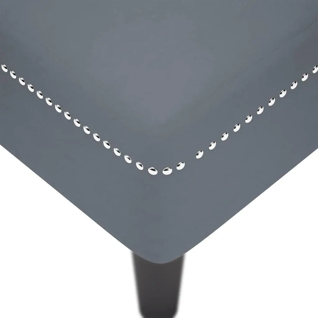 Chaise Lounge Grey Velvet with Pillow Armrest Button Tufting Living Room Sofa