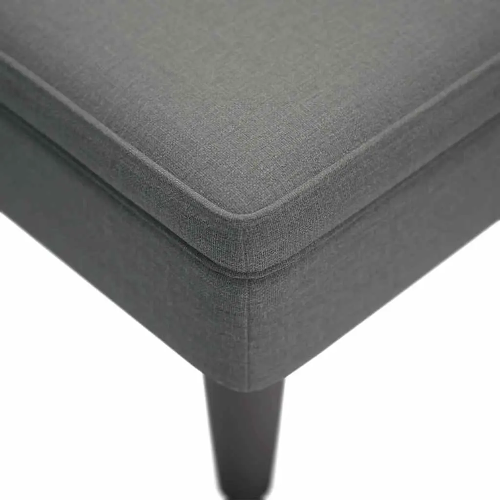 Grey Chaise Lounge Chair with Lumbar Support