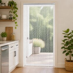 Reliable Chain Door Fly Screen: Easy and Effective 100x212 cm