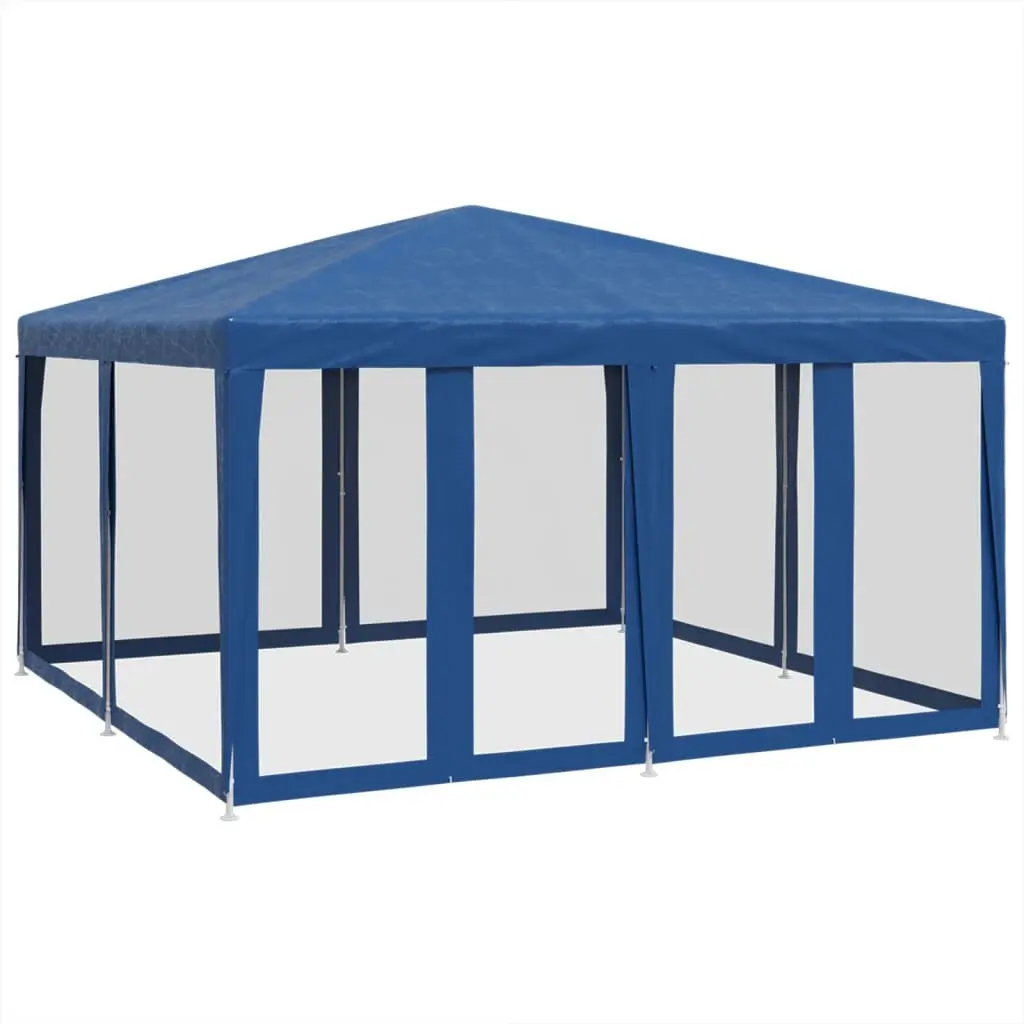 4x4m Outdoor Gazebo with Mesh Sidewalls