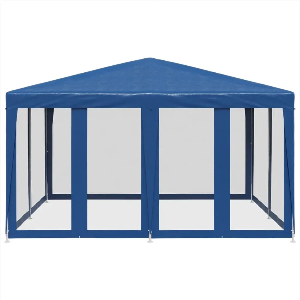 4x4m Outdoor Gazebo with Mesh Sidewalls
