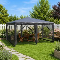 Your Reliable 4x4m Outdoor Party Tent with Mesh Walls