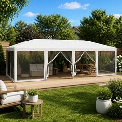 Reliable 8x4m Party Tent with Enhanced Protection