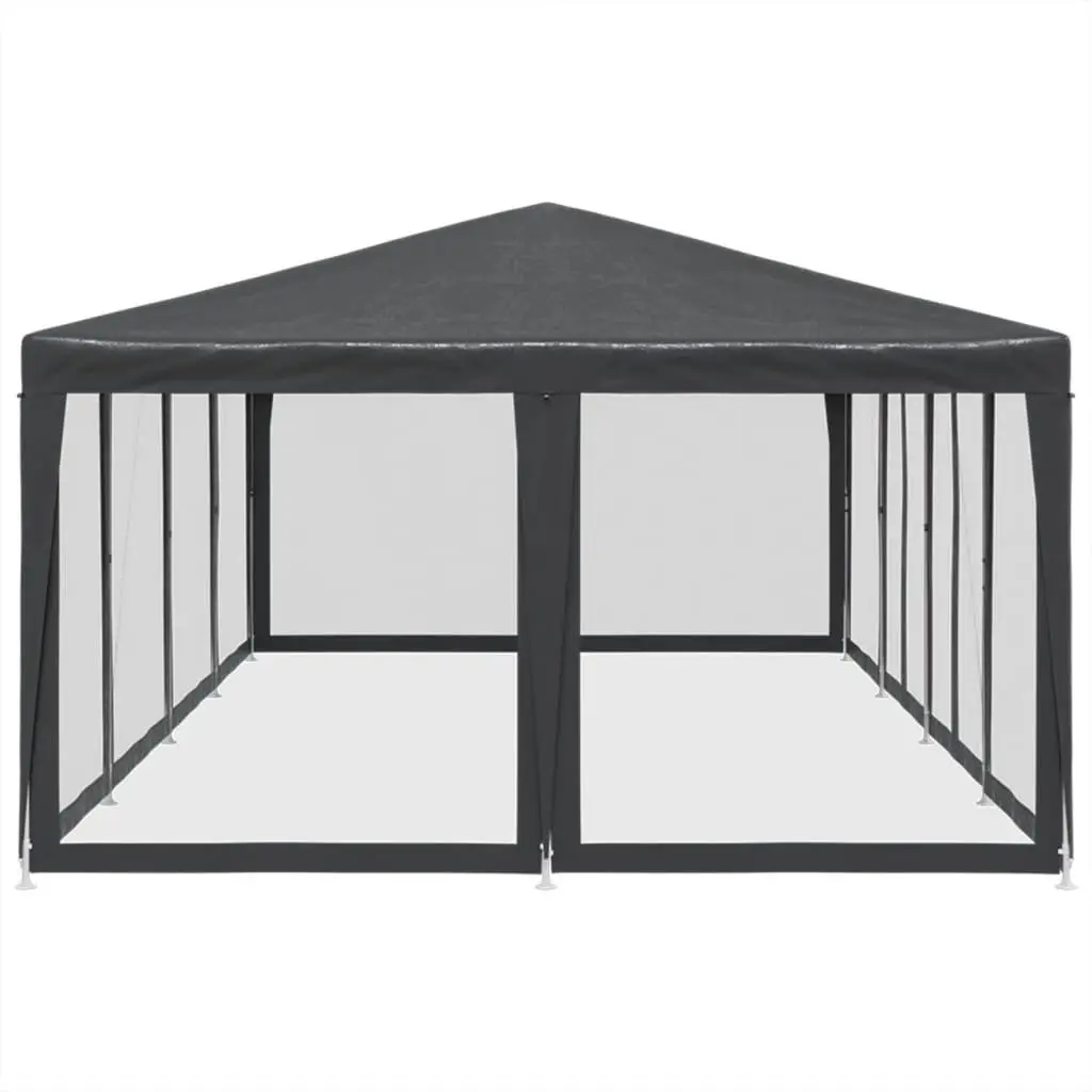Party Tent Outdoor Gazebo 8x4m Garden Canopy Shelter Anthracite