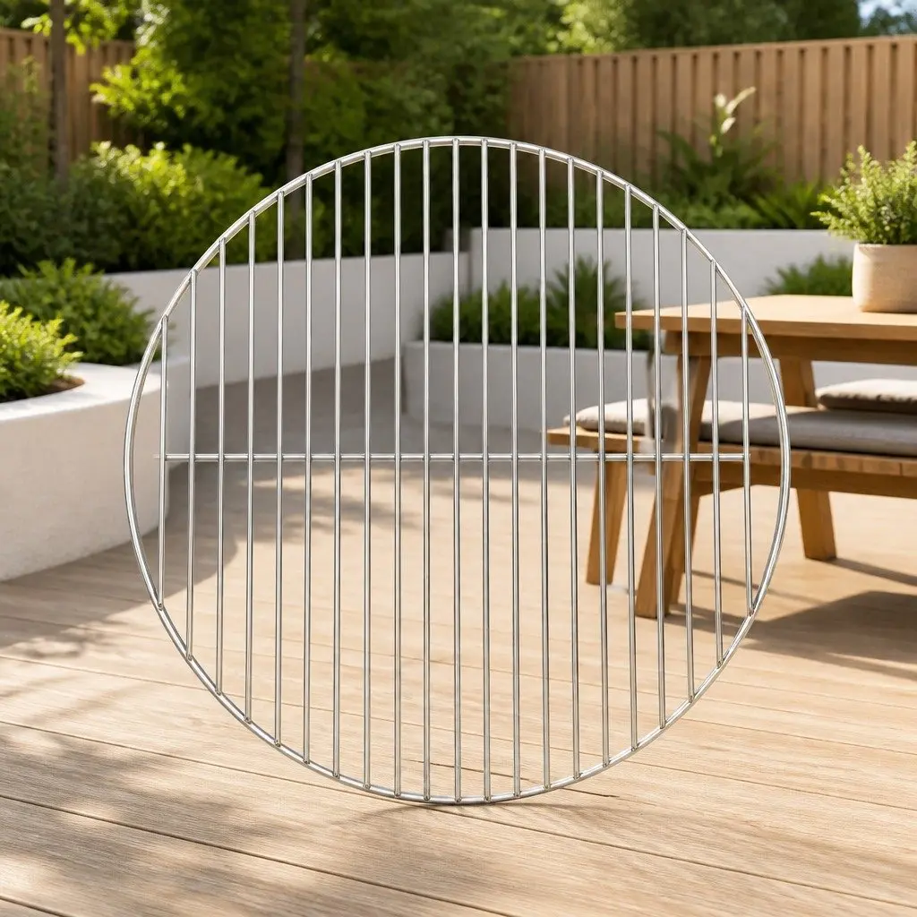Round Grill Grate Ø44.5cm Stainless Steel BBQ Grate for Charcoal Kettle Grill