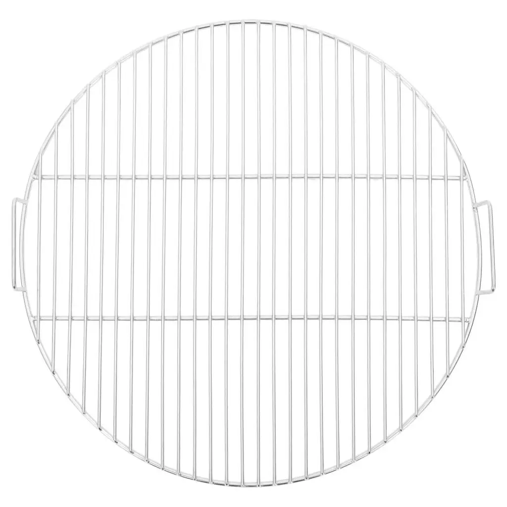 Round Grill Grate 54cm Portable BBQ Cooking Grate with Handles for Charcoal