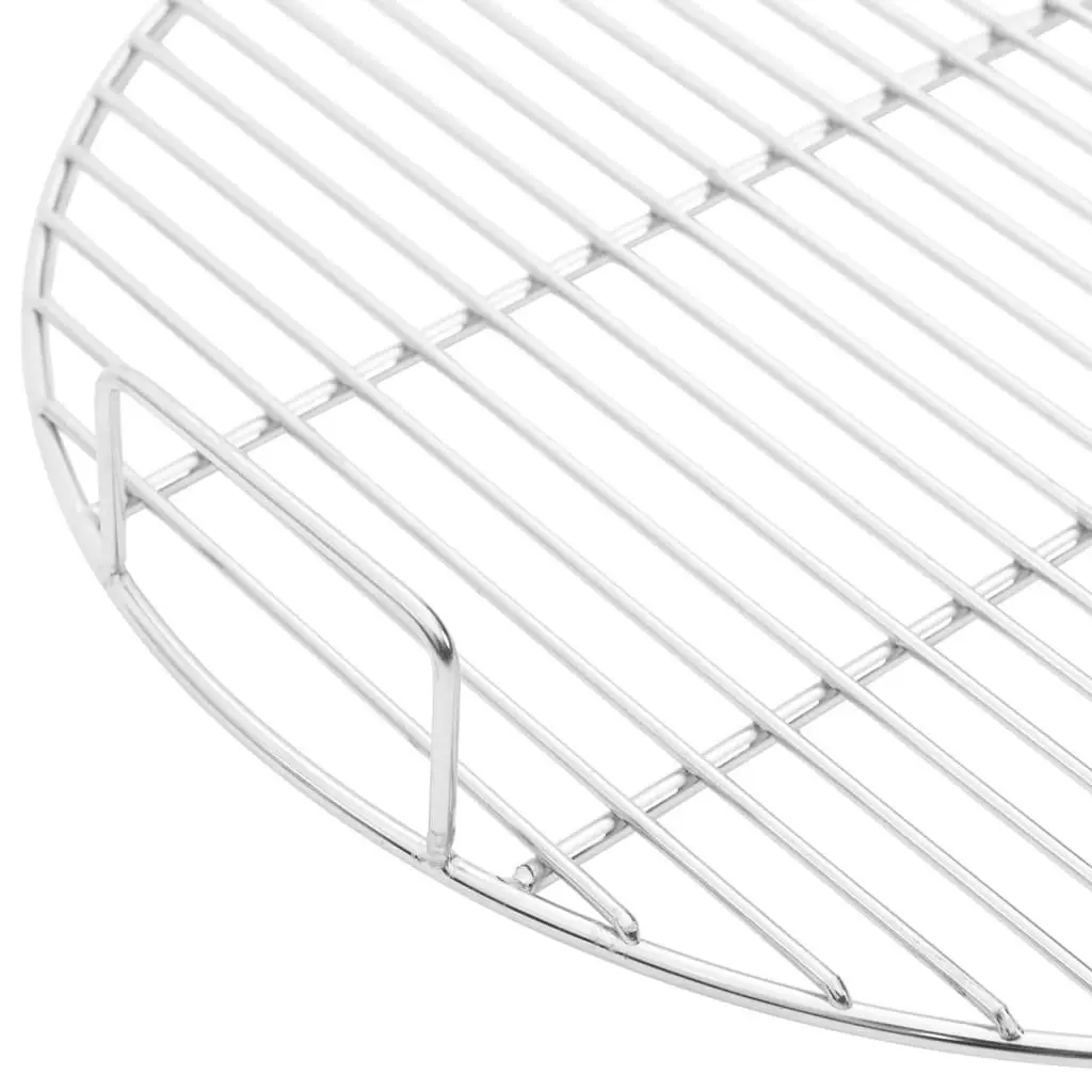 Round Grill Grate 54cm Portable BBQ Cooking Grate with Handles for Charcoal