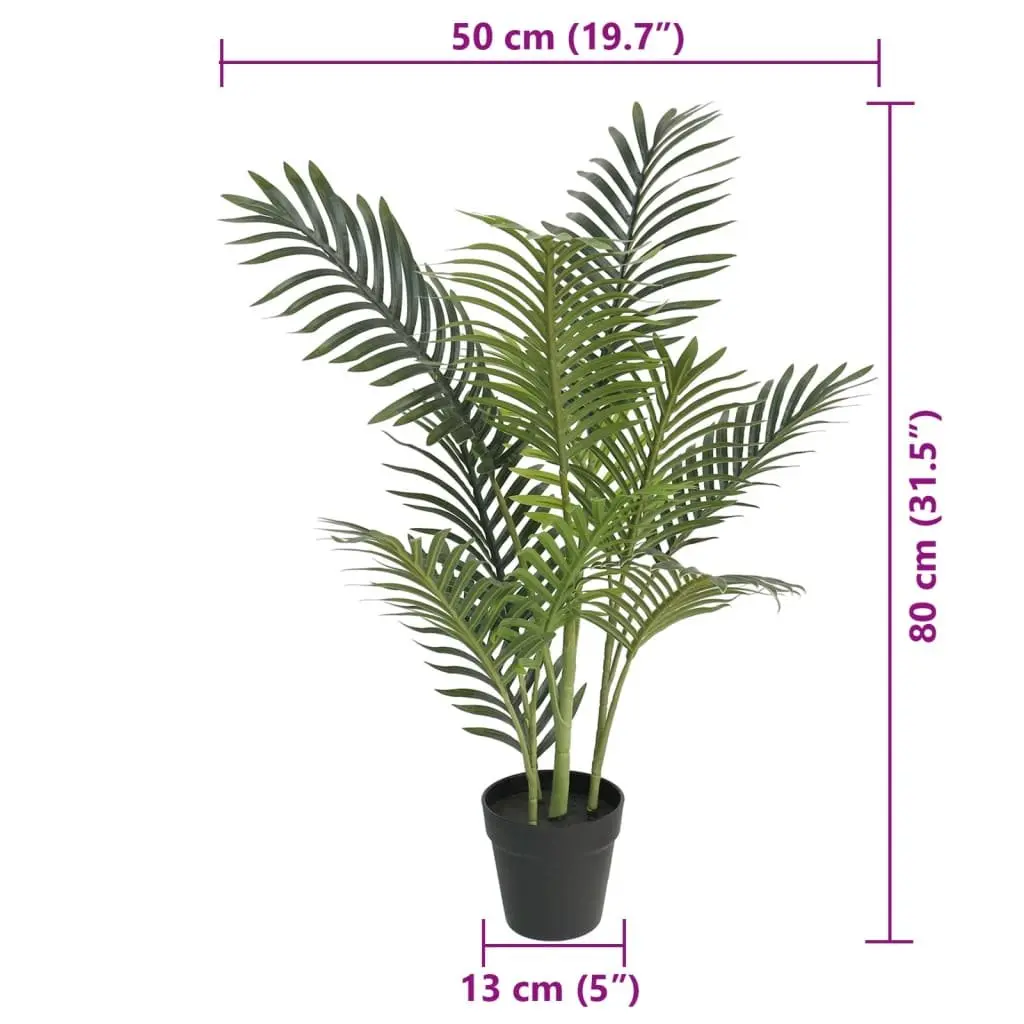 80cm Tall Artificial Palm Tree for Easy Decor