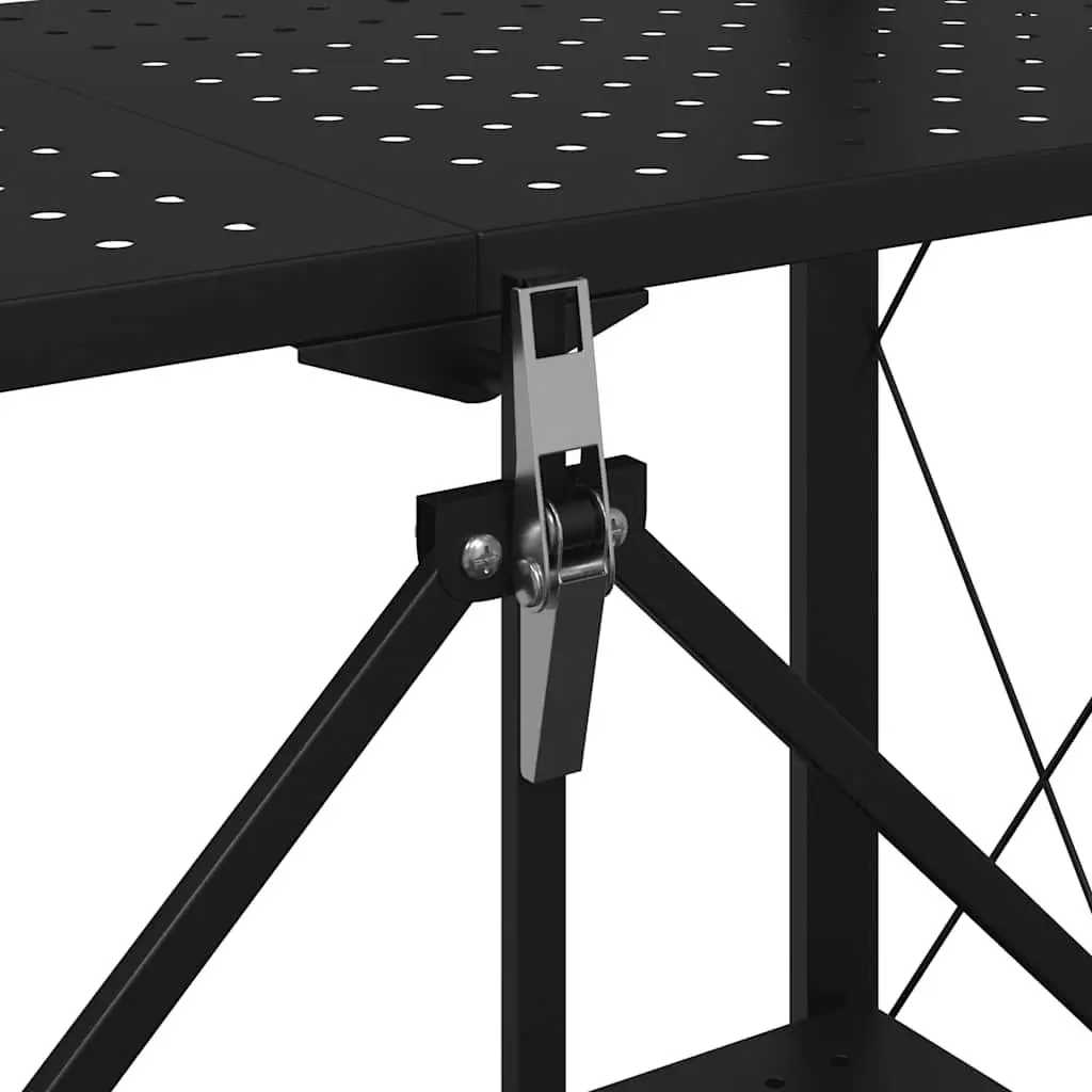 Storage Shelf on Wheels Blue 71x34x88cm Mobile Organizer Steel