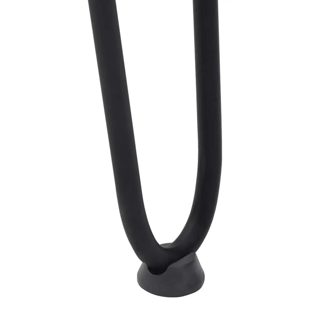Hairpin Legs Coffee Table 4 pcs Black 42 cm Solid Steel Adjustable Levellers