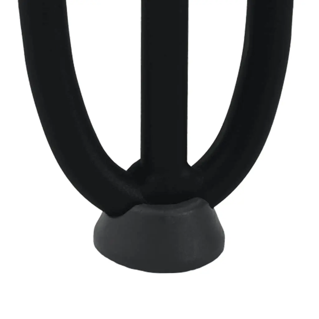 Hairpin Table Legs Adjustable 72cm Black Steel Set 4 Pieces