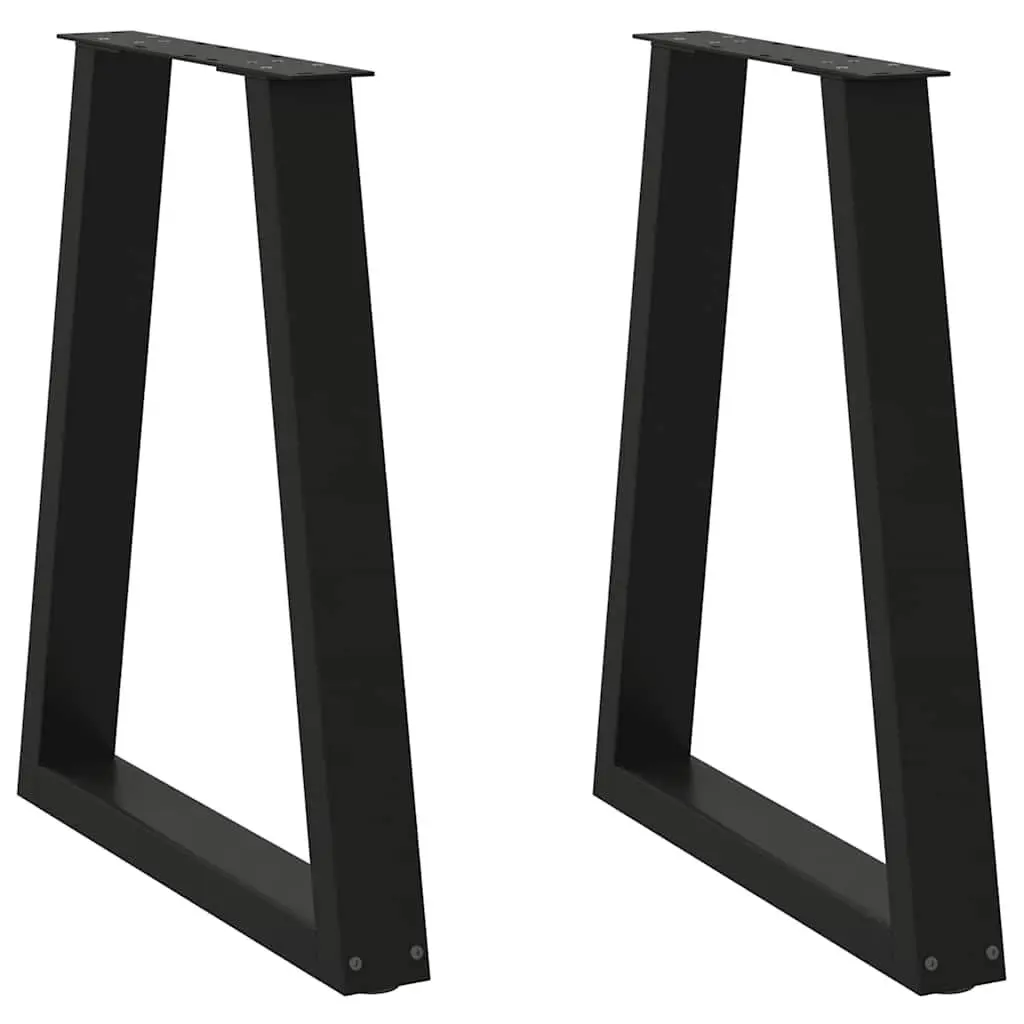 Black V-Shape Dining Table Legs for Stability