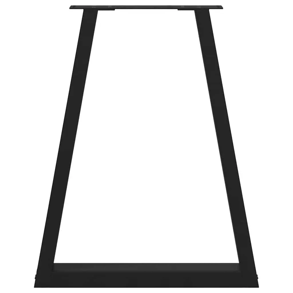 Black V-Shape Dining Table Legs for Stability