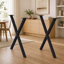 Reliable Black Metal Table Legs for Your Dining Table