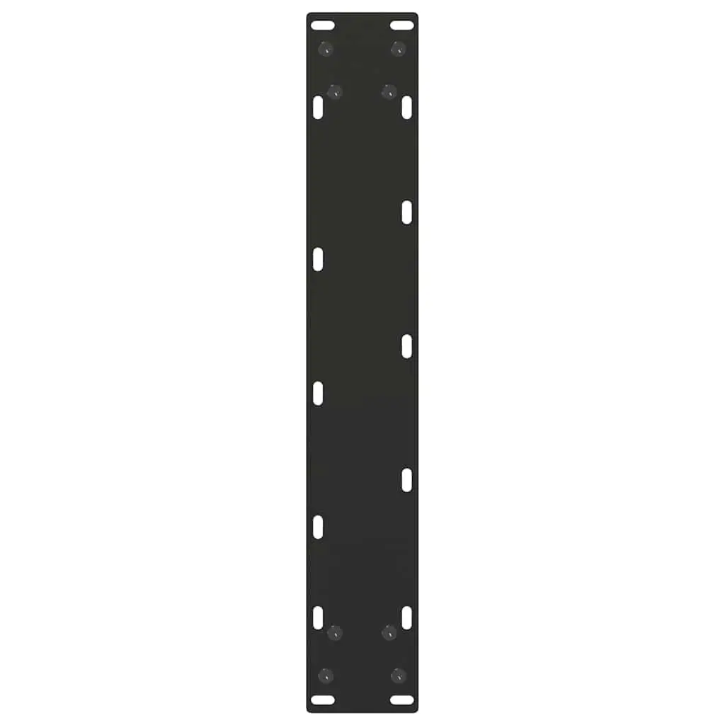 Dining Table Legs U-Shaped Steel Black 50x72-73cm Support Frame Pair