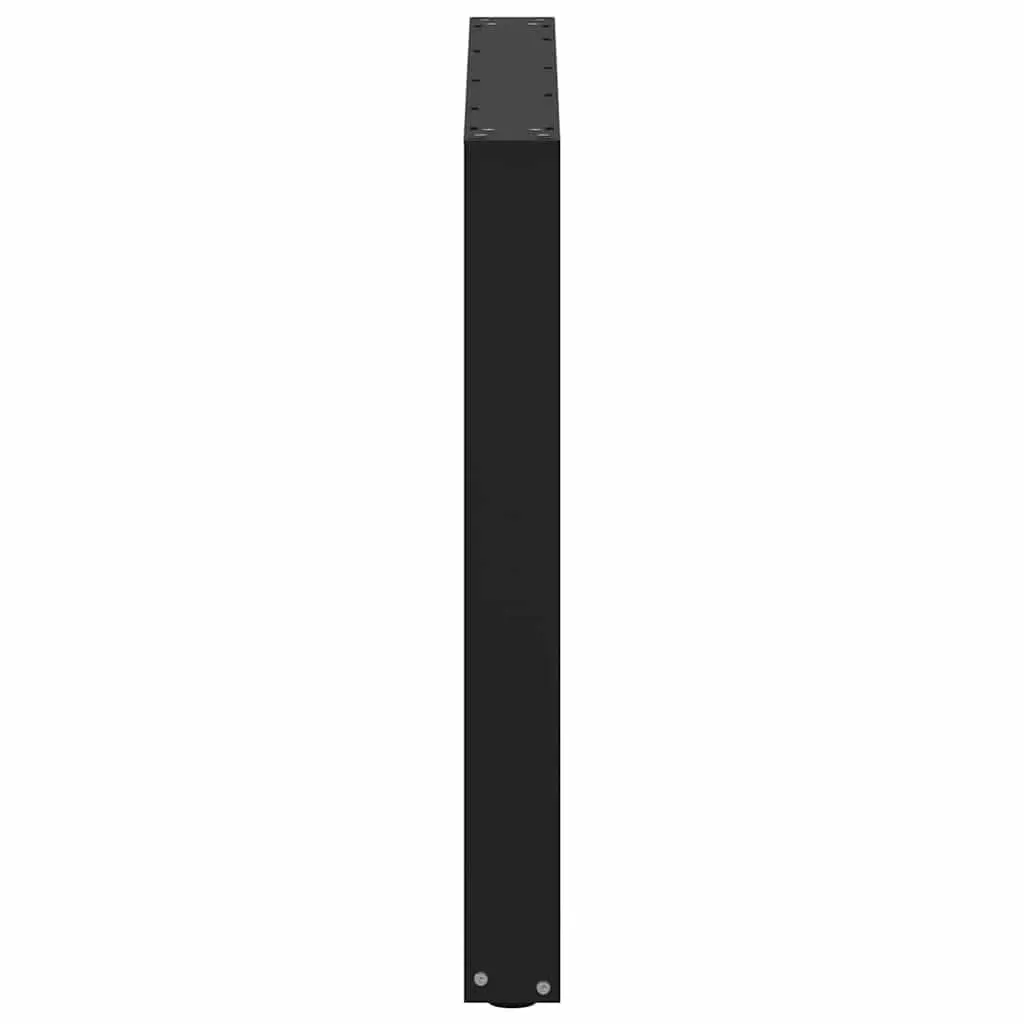 U-Shaped Steel Dining Table Legs in Black