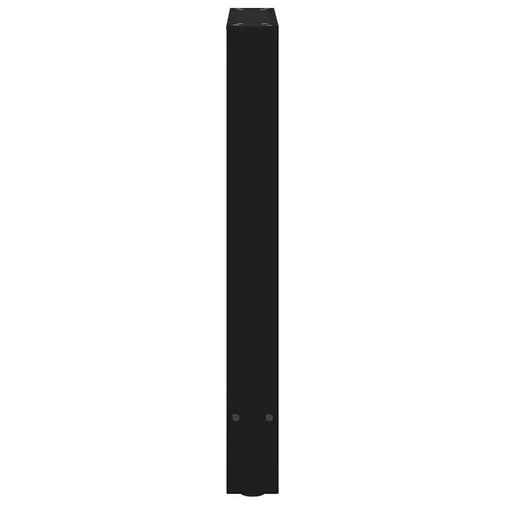 Black Steel Dining Table Legs with Levelers