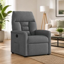 Reliable Comfort with a Grey Fabric Recliner Chair