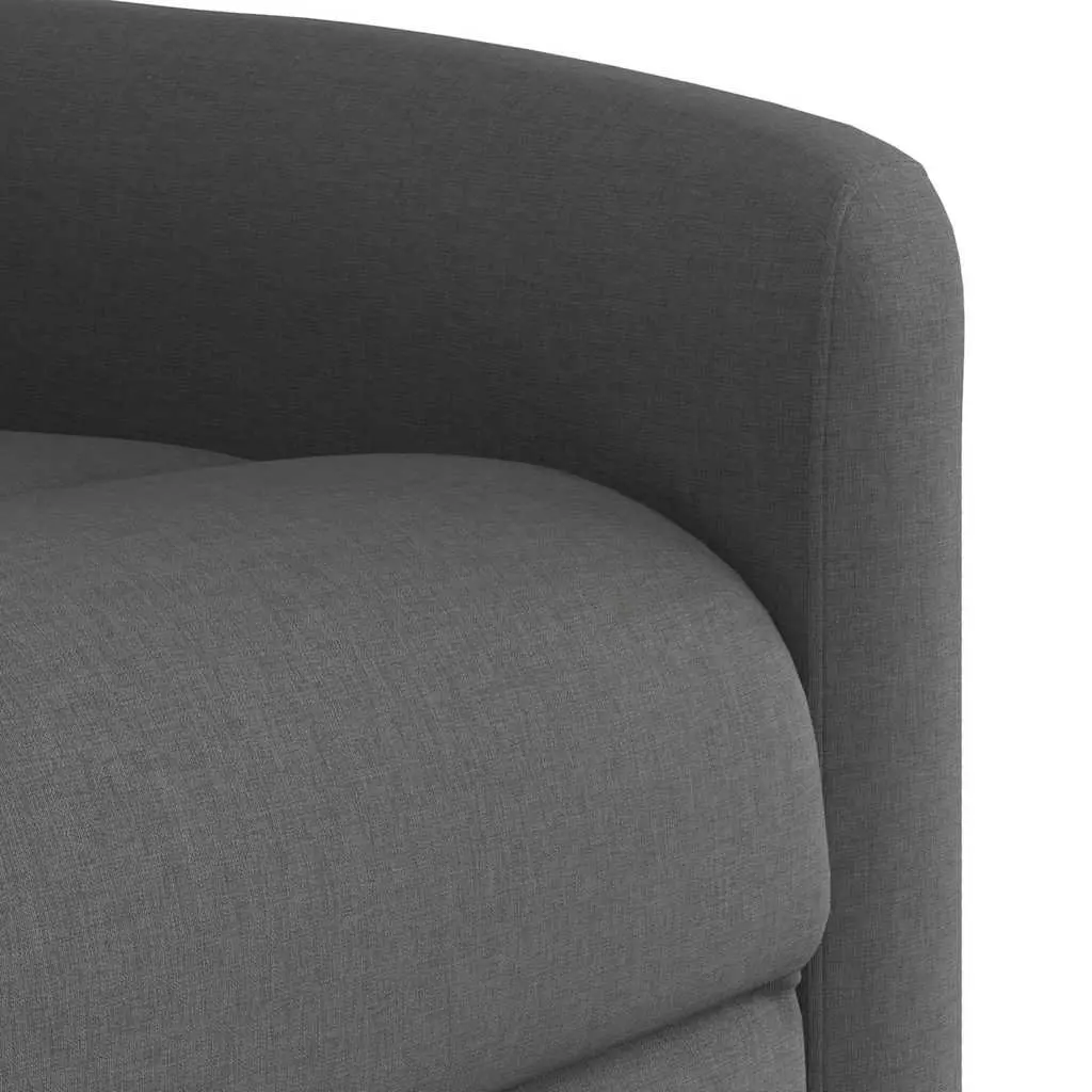 Grey Fabric Massage Recliner for Comfort
