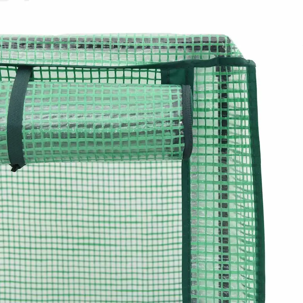 Raised Garden Bed Greenhouse Cover 160x40x138cm Black