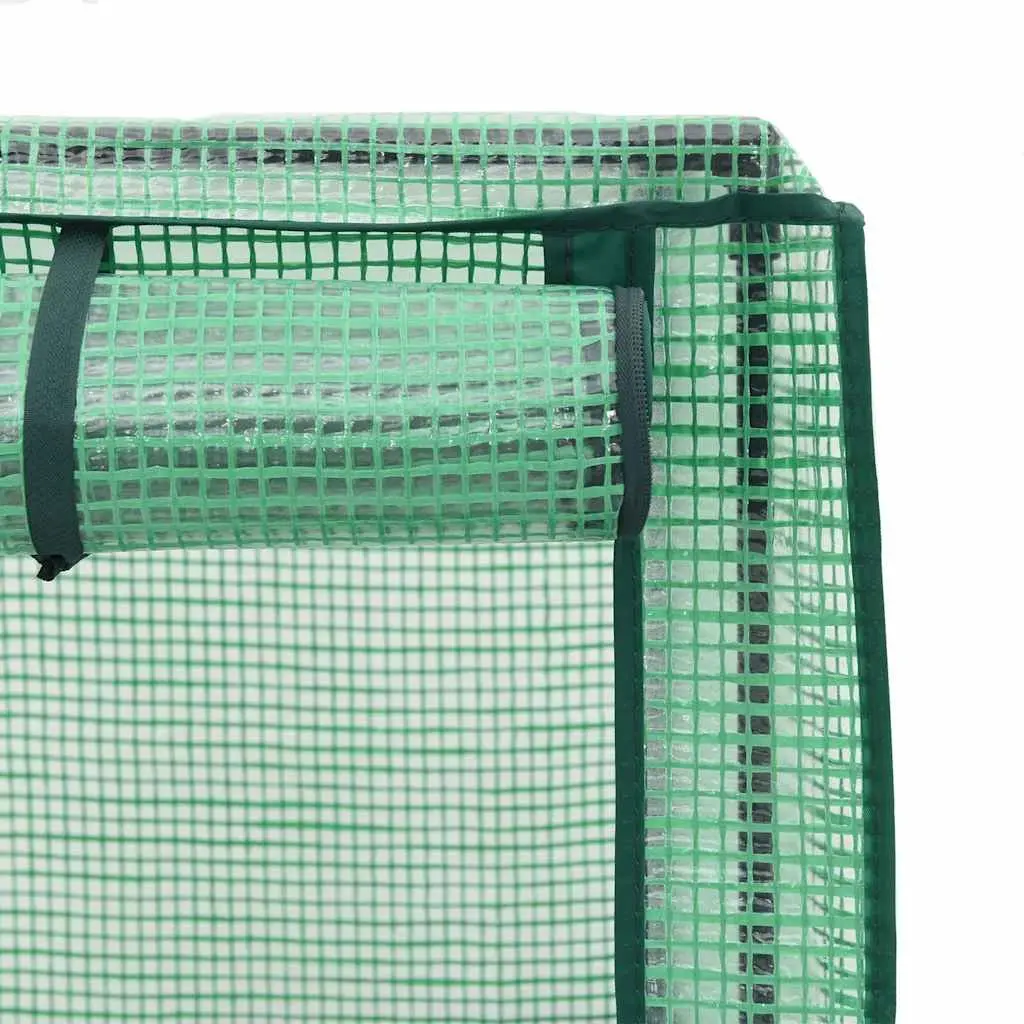 Raised Bed Greenhouse Cover Garden Planter 160x40x138cm Grey