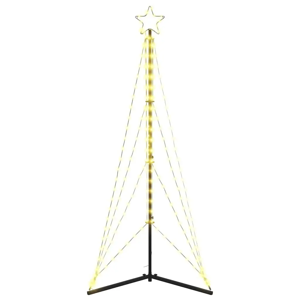 LED Christmas Tree 182cm Warm White 363 Lights Indoor Outdoor