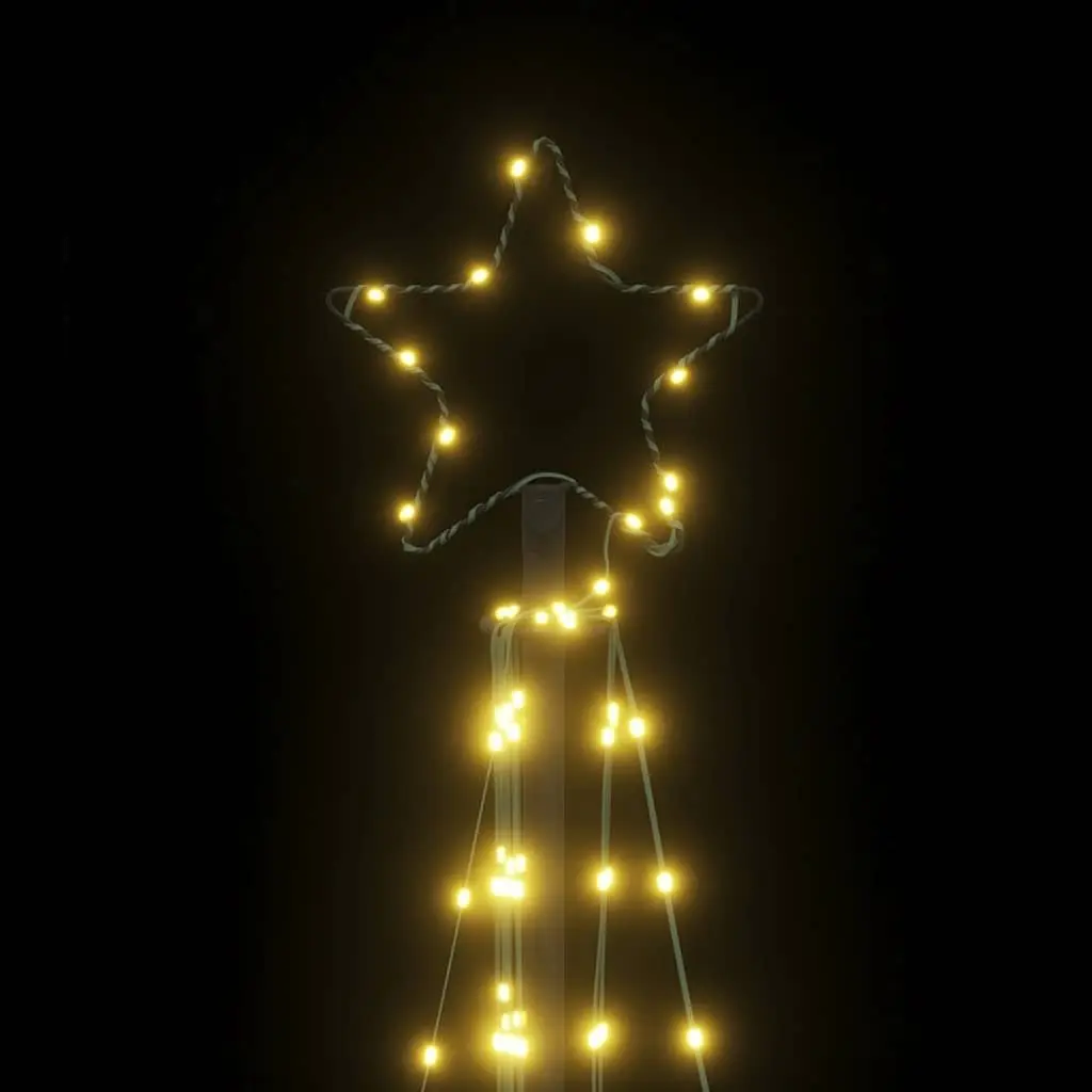 LED Christmas Tree 187cm Warm White Lights Indoor Outdoor 8 Effects