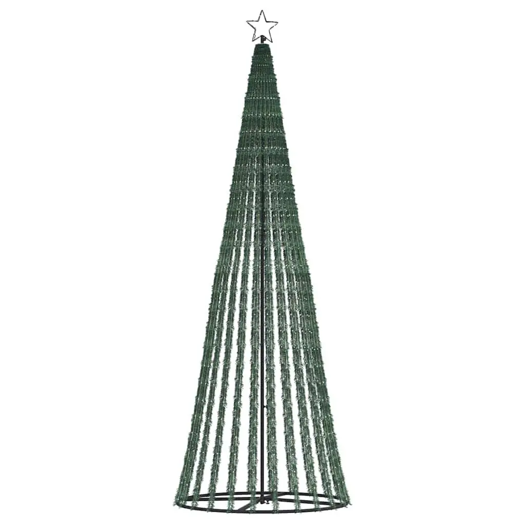 LED Christmas Tree 250cm Warm White Lights 8 Effects Indoor Outdoor