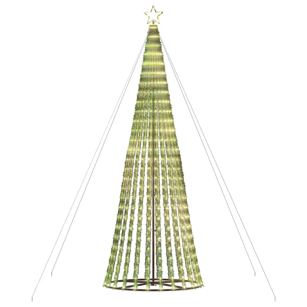 LED Christmas Tree Indoor Outdoor 400cm Warm White 1028 Lights 8 Effects