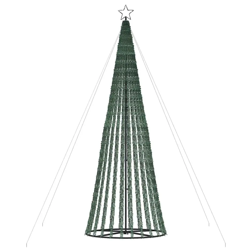 LED Christmas Tree Indoor Outdoor 400cm Cold White Lights 8 Effects
