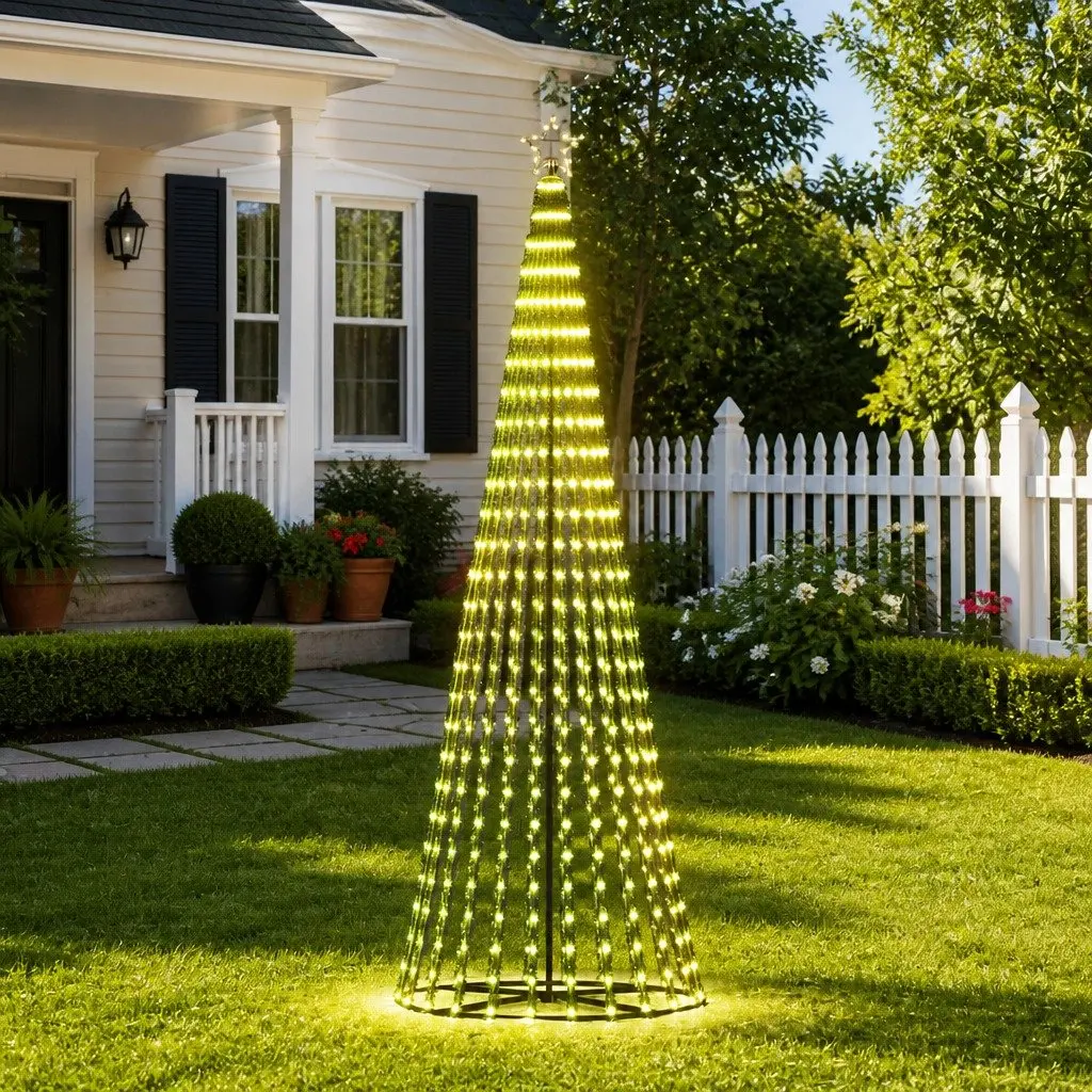 LED Christmas Tree 300cm Warm White Lights 570 Indoor Outdoor