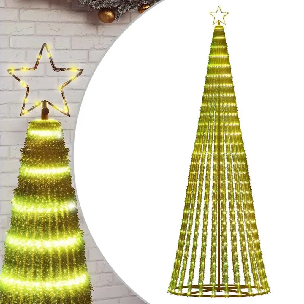 LED Christmas Tree 300cm Warm White Lights 570 Indoor Outdoor