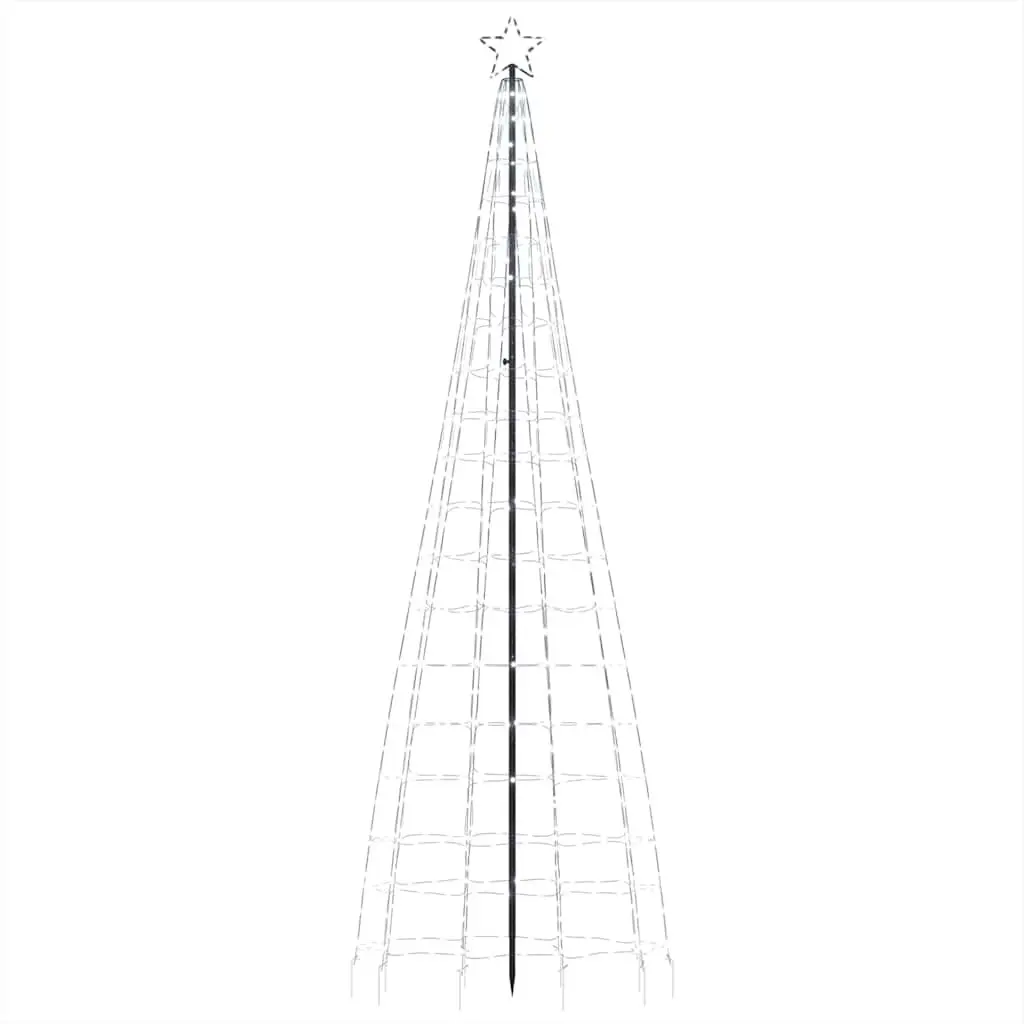 LED Christmas Tree 300cm Cold White 570 Lights Indoor Outdoor